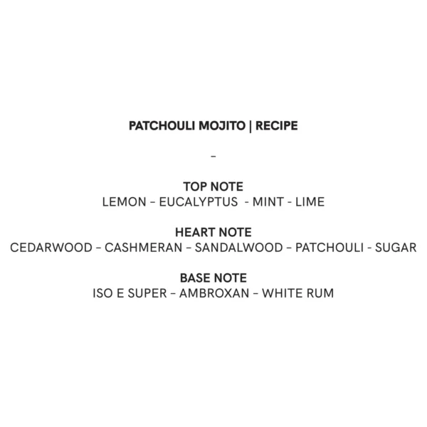 PATCHOULI MOJITO - 100ML - BLNDRGRPHY - Image 3